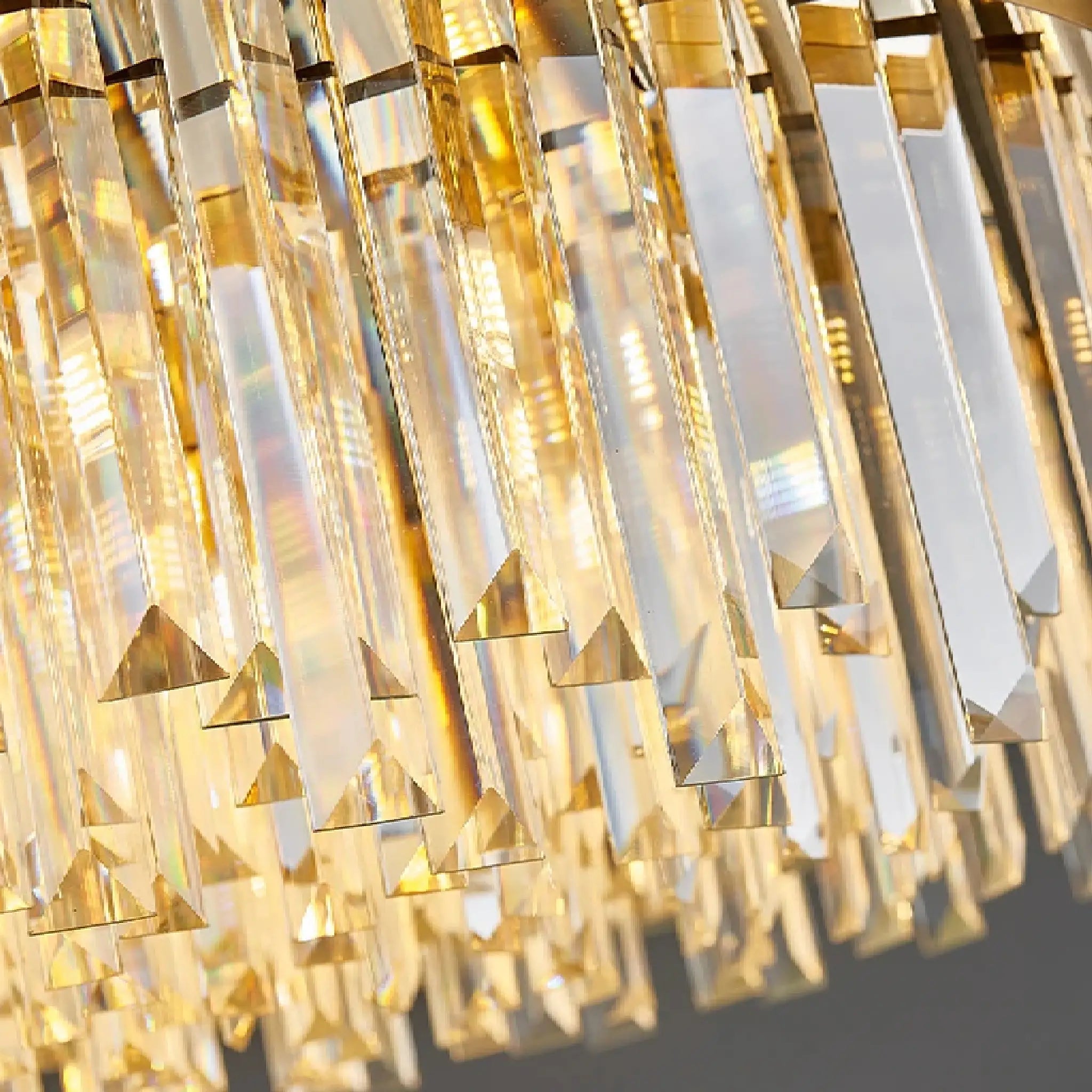 Cisano sul Neva | Modern Gold Crystal Chandelier for Home