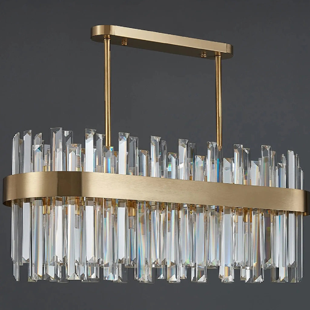 Cisano sul Neva | Modern Gold Crystal Chandelier for Home