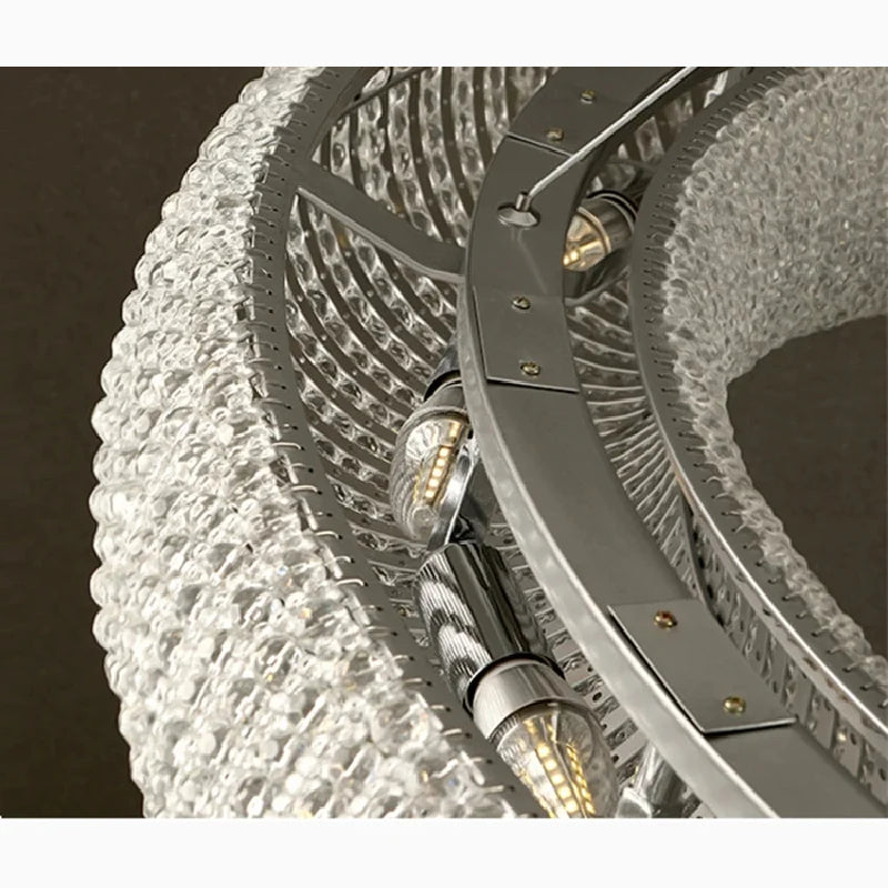 Claviers | Modern Elegant Crystal Pendant Chandelier