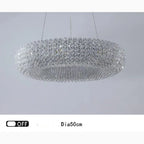 Claviers | Modern Elegant Crystal Pendant Chandelier