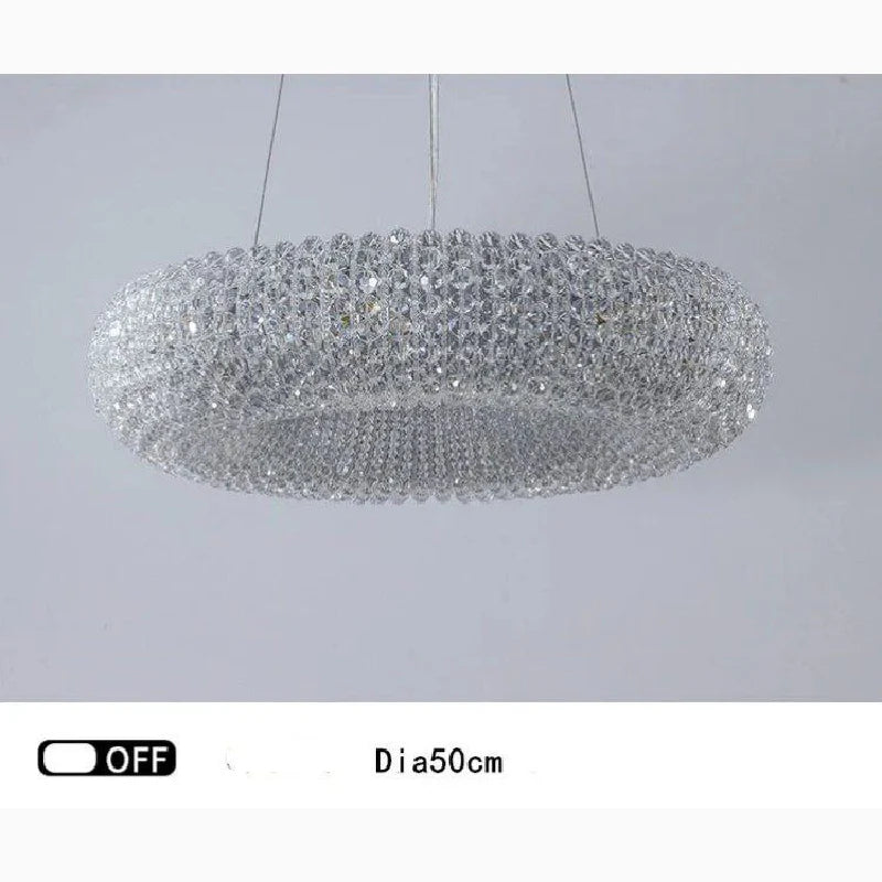 Claviers | Modern Elegant Crystal Pendant Chandelier