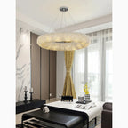 Claviers | Modern Elegant Crystal Pendant Chandelier