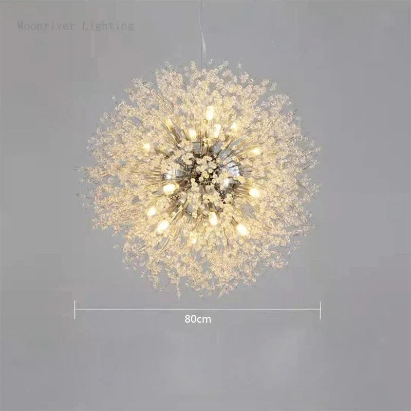 Collongues | Magic Fluff Crystal Chandelier For Ceiling