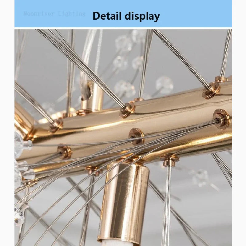 Collongues | Magic Fluff Crystal Chandelier For Ceiling