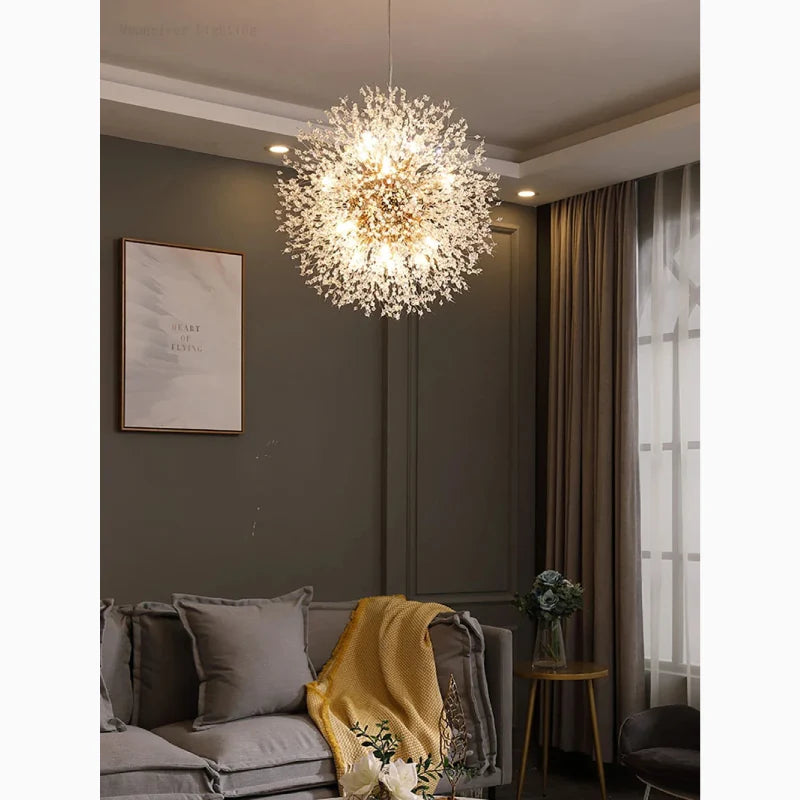 Collongues | Magic Fluff Crystal Chandelier For Ceiling