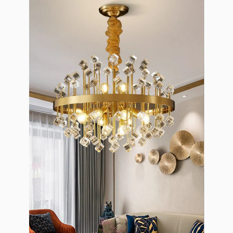 Colorful Modern Living Room Chandelier