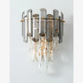Cordoba | Smokey gray crystal wall lamp