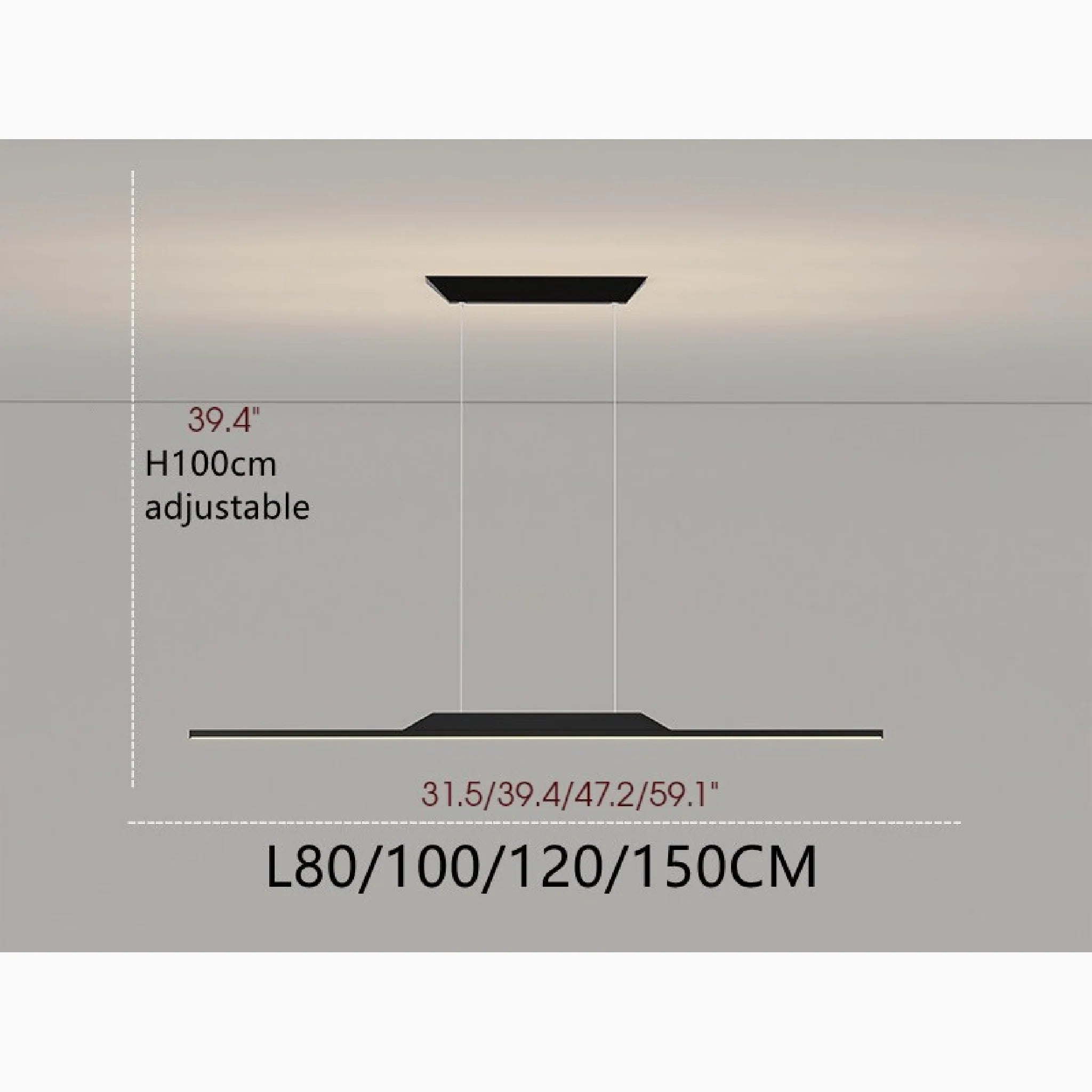 Corgemont | Gold/Black Chandelier in Minimalistic Style