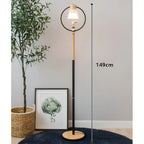 Corseaux | Creative Bell-Shaped LED Wooden Floor Lamp