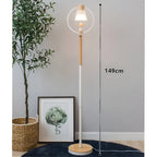 Corseaux | Creative Bell-Shaped LED Wooden Floor Lamp
