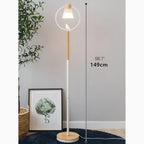 Corseaux | Creative Bell-Shaped LED Wooden Floor Lamp