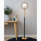 Corseaux | Creative Bell-Shaped LED Wooden Floor Lamp