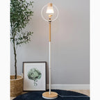 Corseaux | Creative Bell-Shaped LED Wooden Floor Lamp