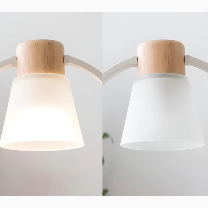 Corseaux | Creative Bell-Shaped LED Wooden Floor Lamp
