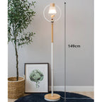 Corseaux | Creative Bell-Shaped LED Wooden Floor Lamp