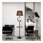 Cortaillod | Creative American Style Floor Lamp With Deer