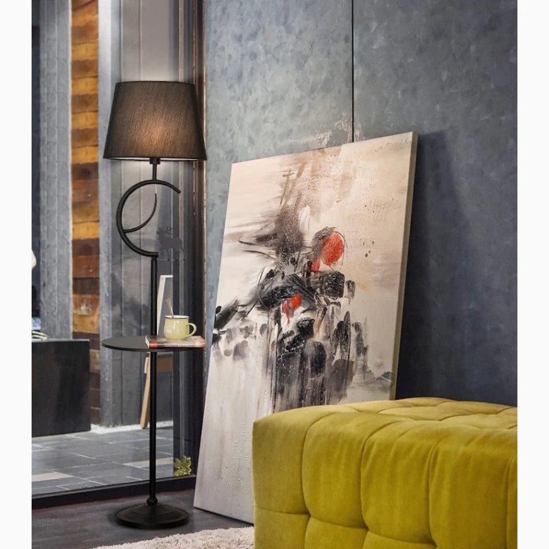 Cortaillod | Creative American Style Floor Lamp With Deer