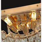 Coslada | Gold/chrome crystal wall sconce