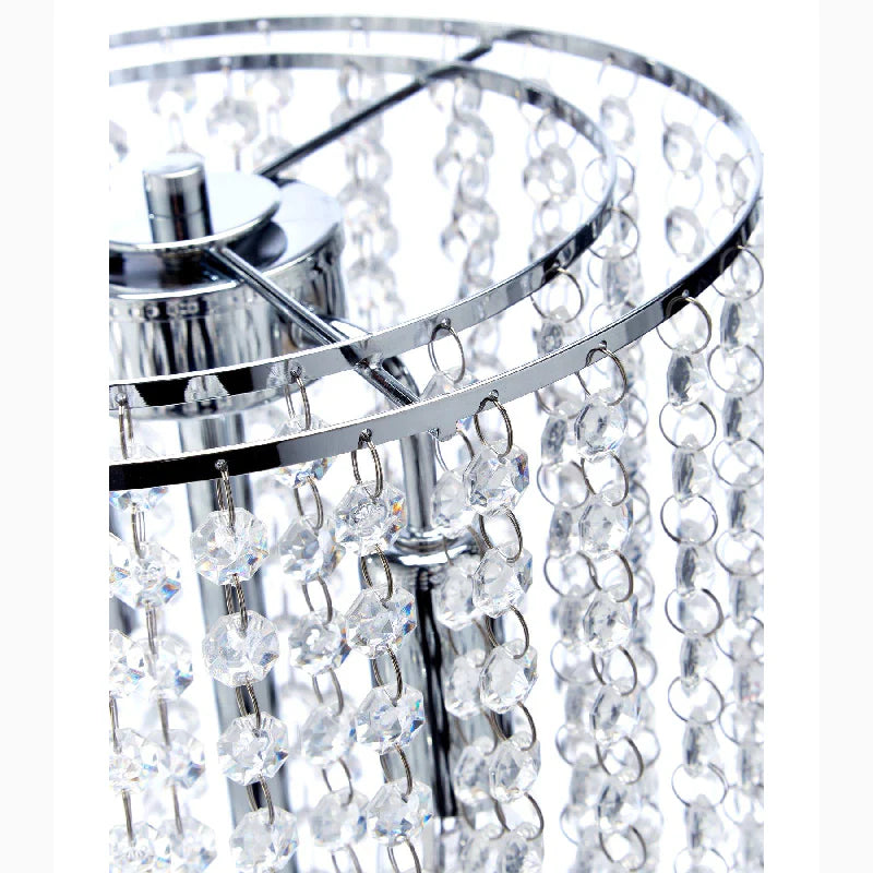 Cossonay | Modern LED Floor Lamp With Crystal Veil