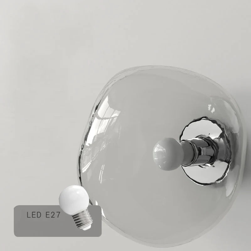 Creative Glass Wall Lamp in Ultramodern Style, Living Room, Bedroom