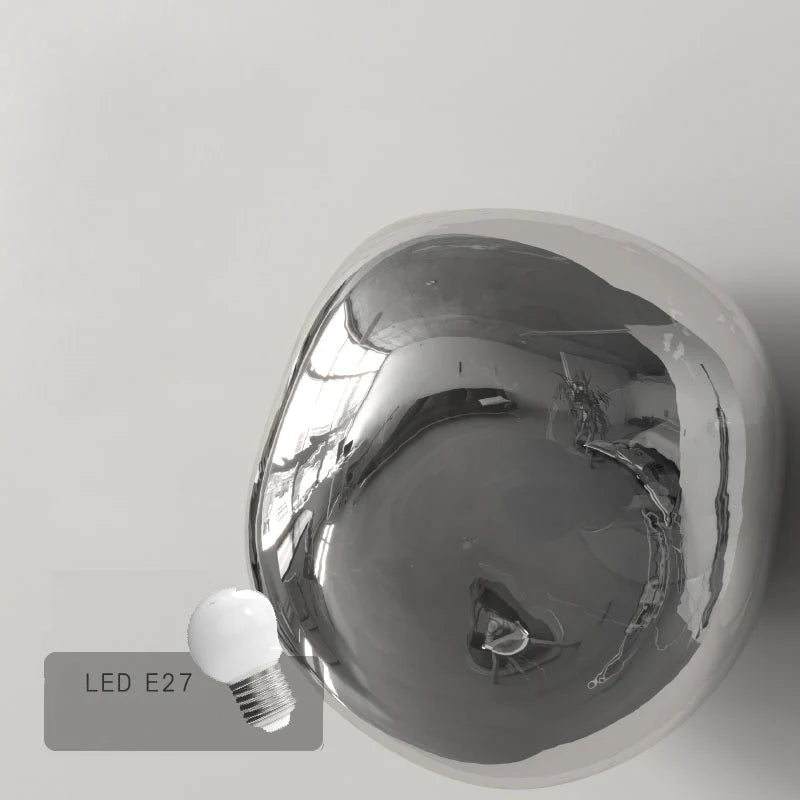 Creative Glass Wall Lamp in Ultramodern Style, Living Room, Bedroom