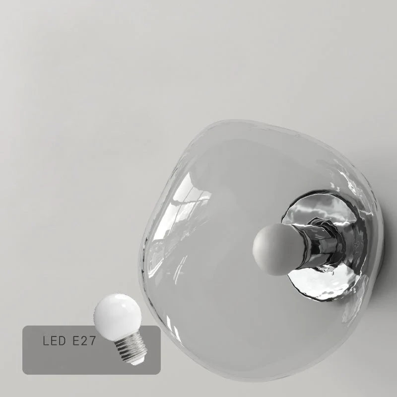 Creative Glass Wall Lamp in Ultramodern Style, Living Room, Bedroom