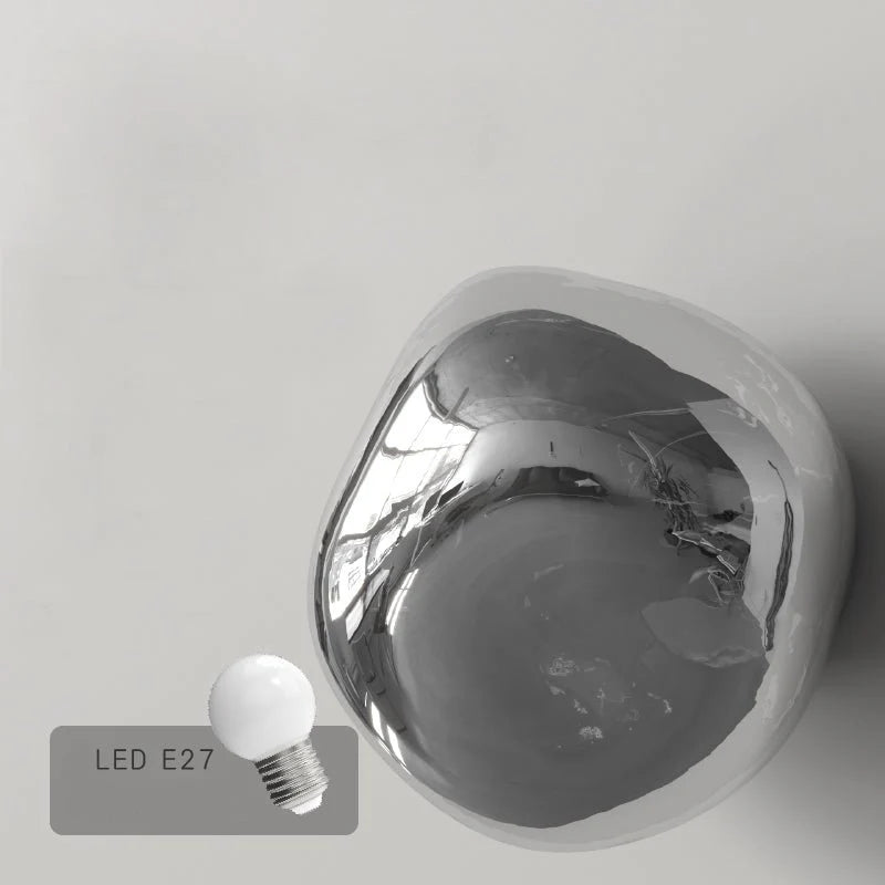 Creative Glass Wall Lamp in Ultramodern Style, Living Room, Bedroom