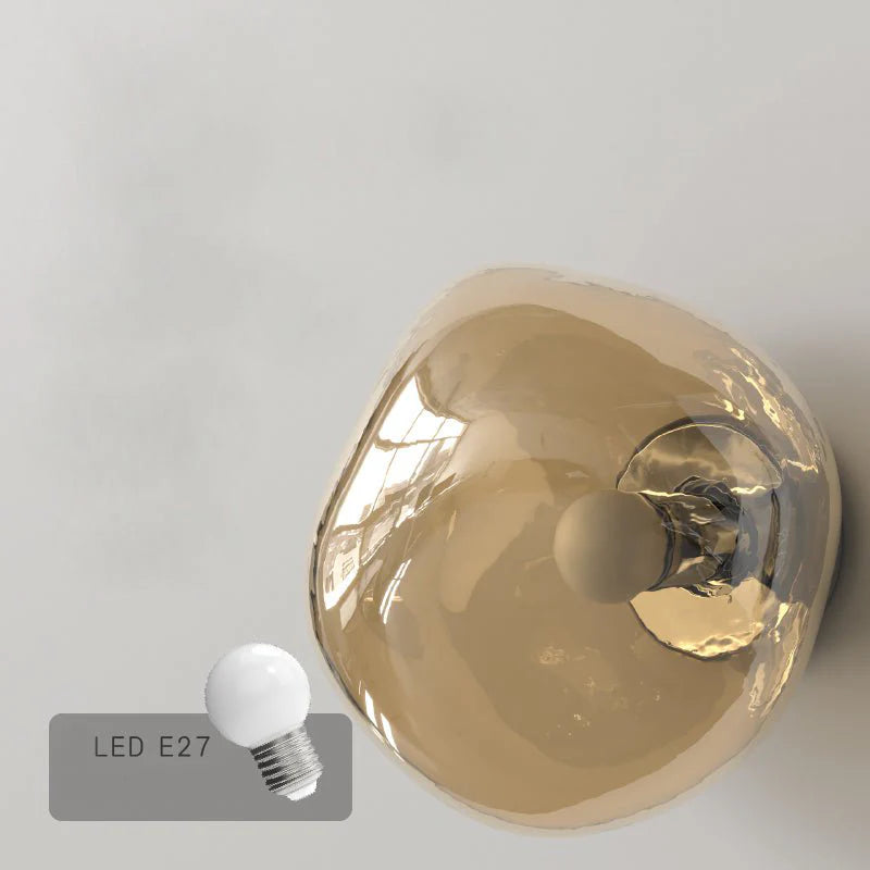 Creative Glass Wall Lamp in Ultramodern Style, Living Room, Bedroom