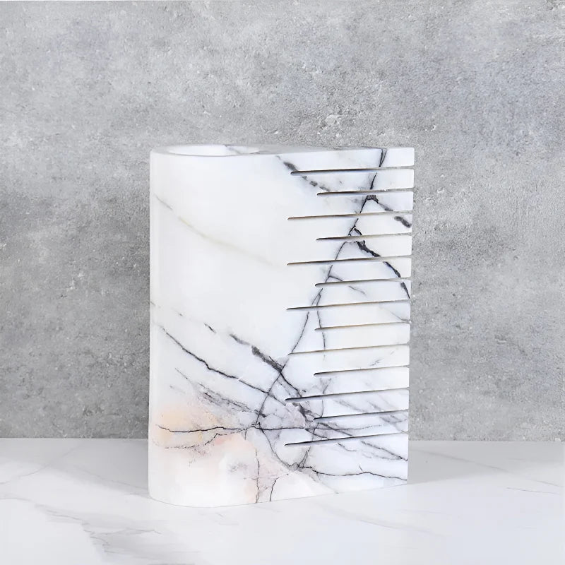 Creative Luxury Polished Marble Flower Vase