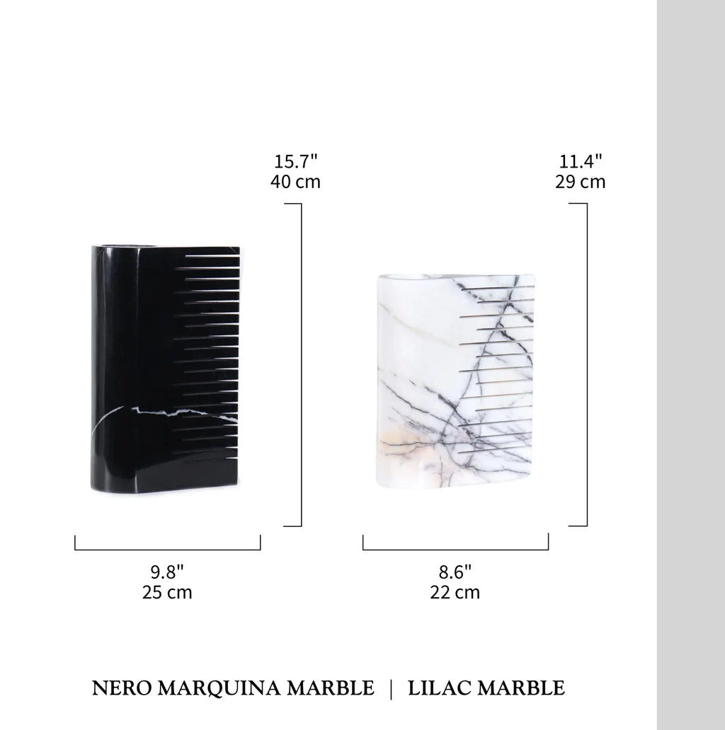 Creative Luxury Polished Marble Flower Vase