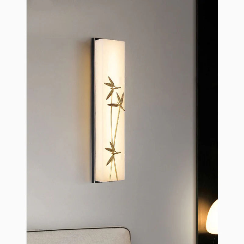 Creative Marble Wall Lamp in Chinese Style for Living Room, Bedroom
