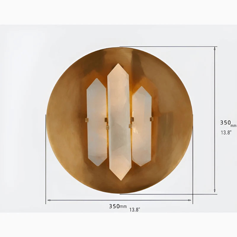 Creative Marble Wall Lamp in American Style for Bathroom, Balcony