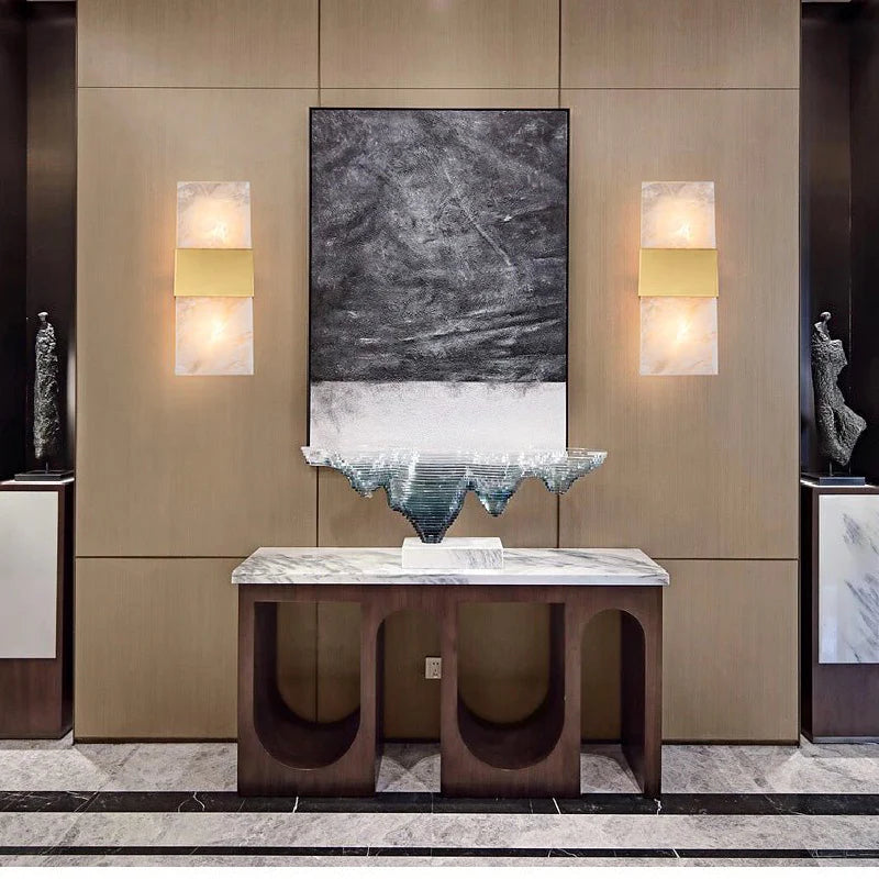 Creative Marble Wall Lamp in Postmodern Style for Dining Room, Bedroom