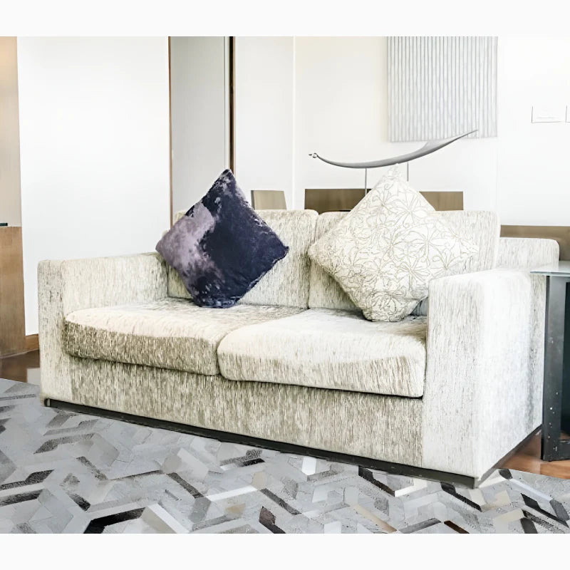 Creative Modern Colorful Cowhide Rectangle Rug