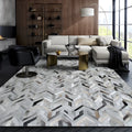 Creative Modern Colorful Cowhide Rectangle Rug