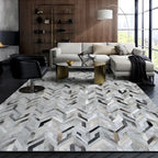 Creative Modern Colorful Cowhide Rectangle Rug