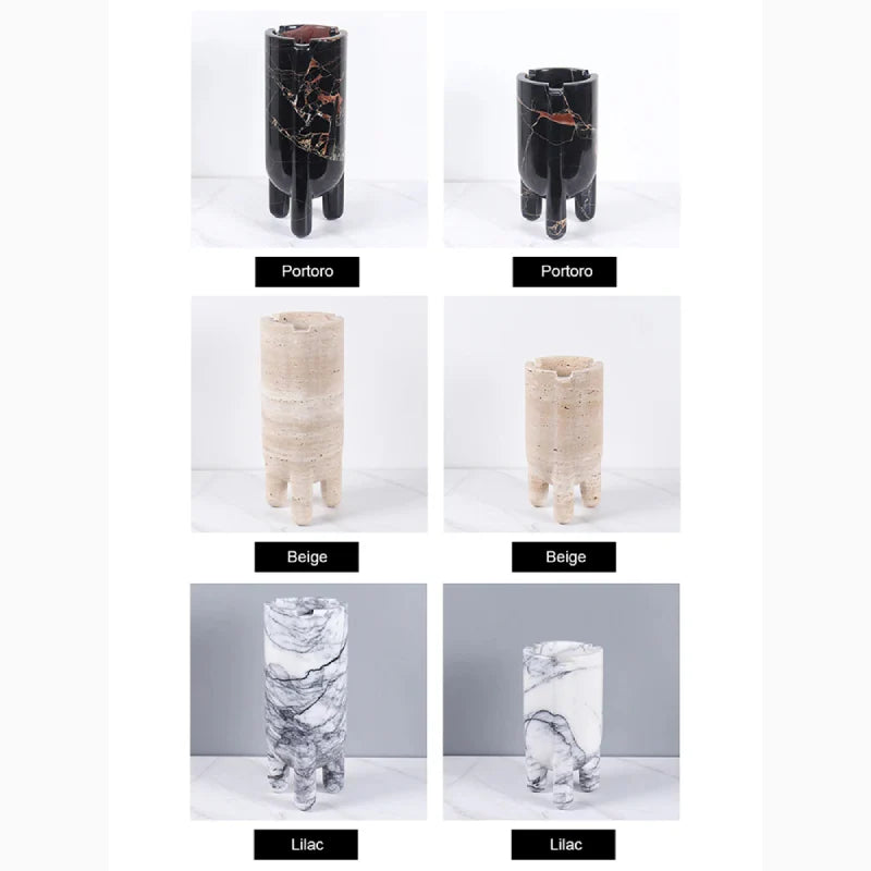 Creative Modern Elegant Marble Vase For Living Room