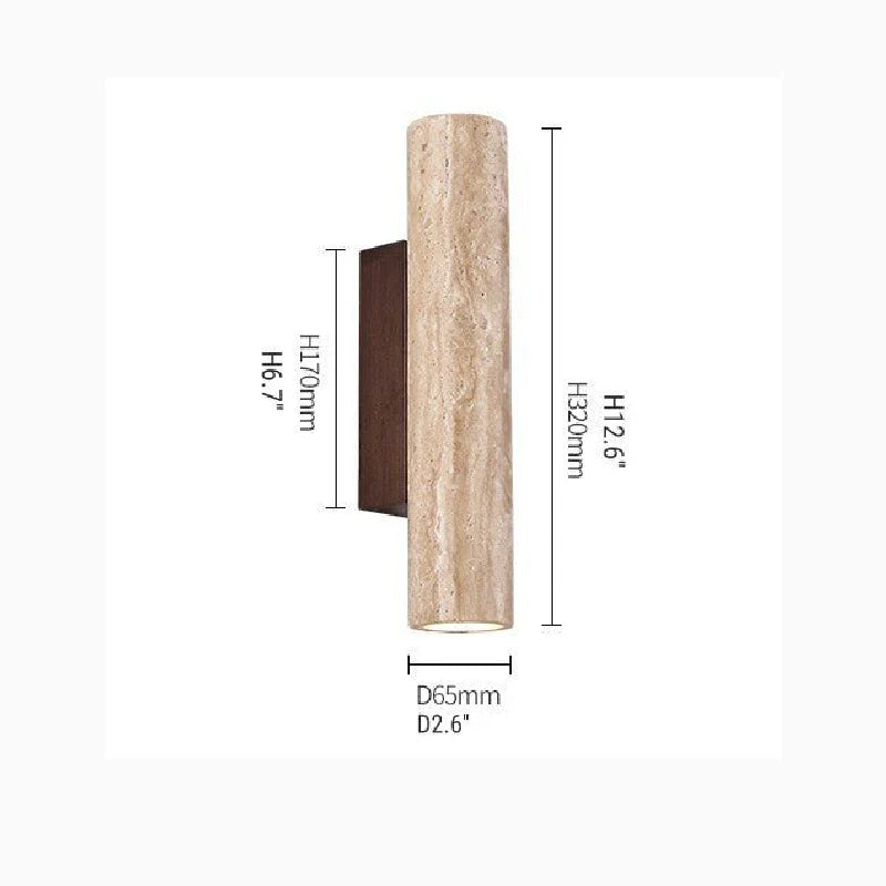 Creative Stone Wall Lamp in Nordic Style, Living Room, Bedroom