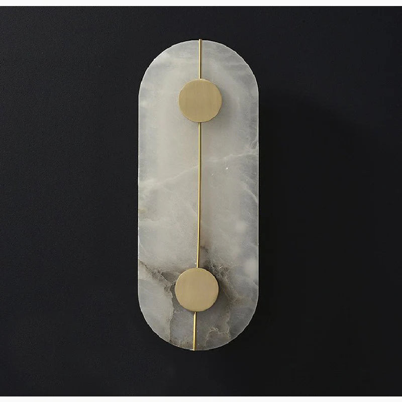 Creative Marble Wall Lamp in Chinese Style for Living Room, Bedroom