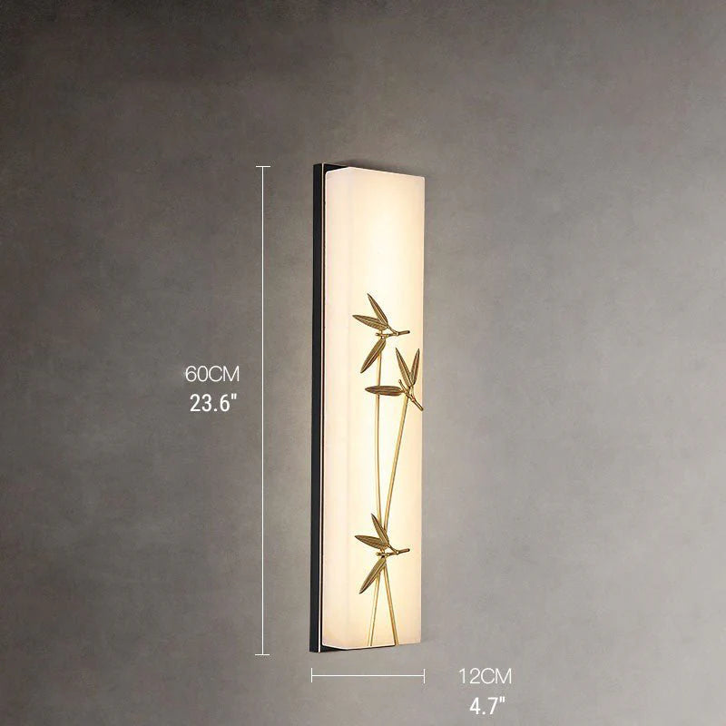 Creative Marble Wall Lamp in Chinese Style for Living Room, Bedroom