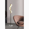 Cressier | Creative Spiral Floor Lamp with Glass Balls Lampshade