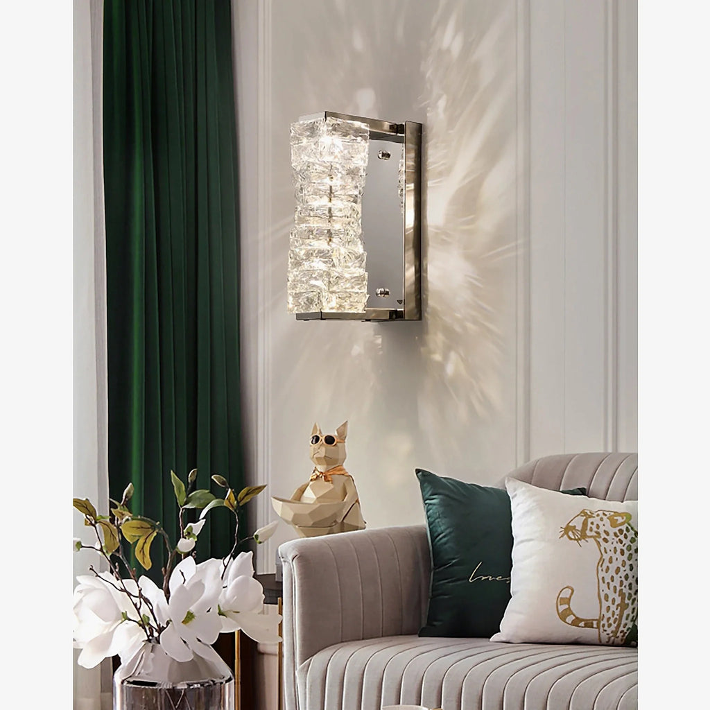 Crevillent | Gold/chrome wall sconce