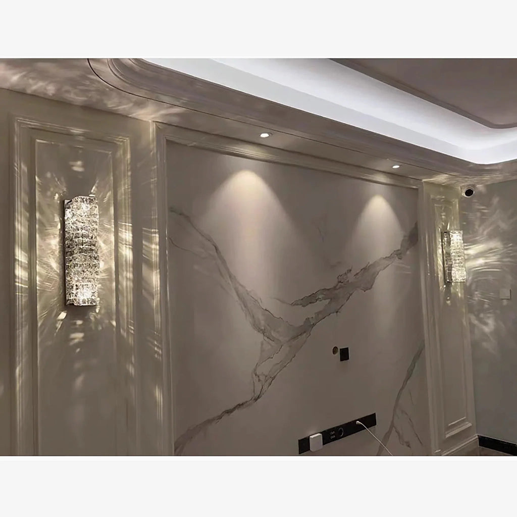 Crevillent | Gold/chrome wall sconce