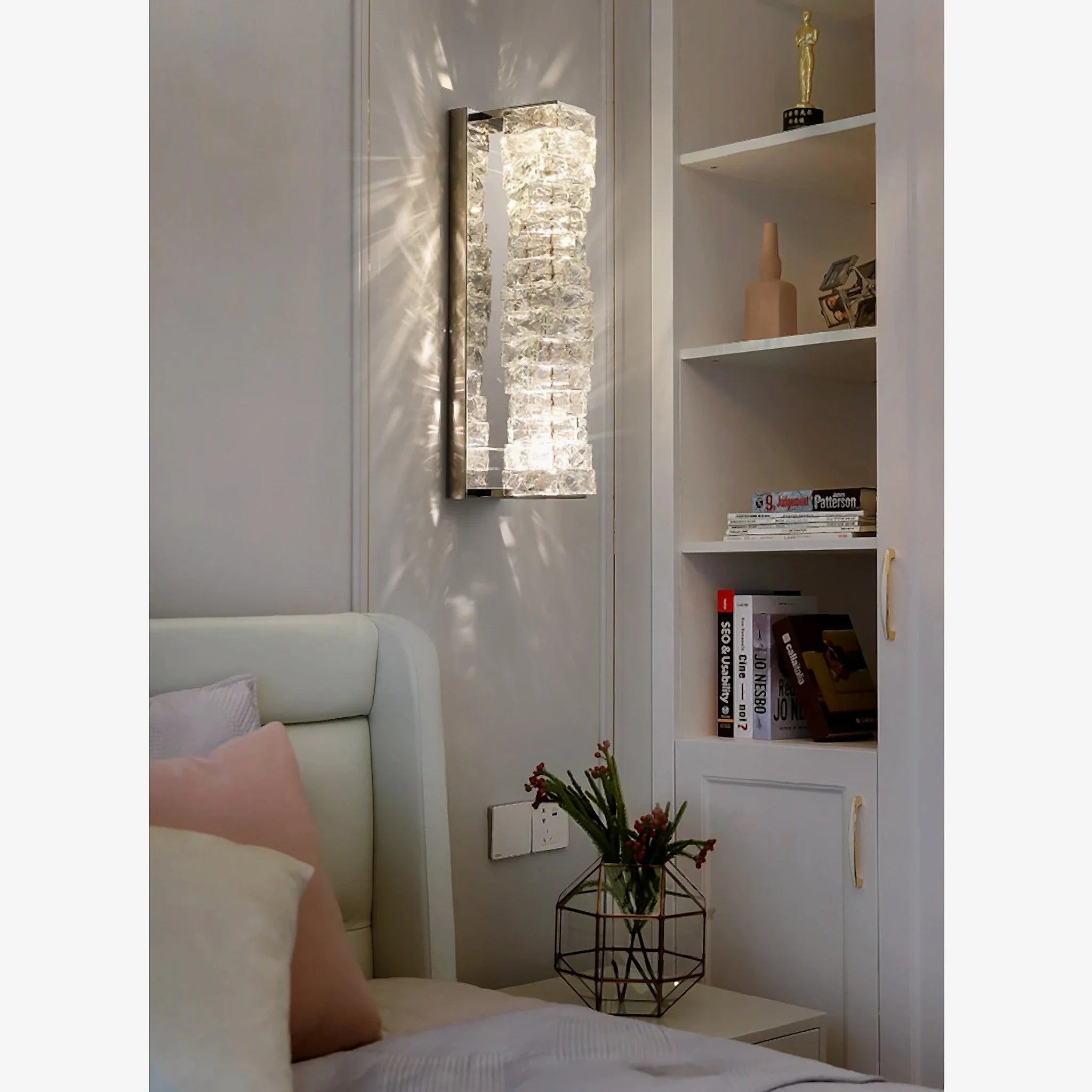 Crevillent | Gold/chrome wall sconce