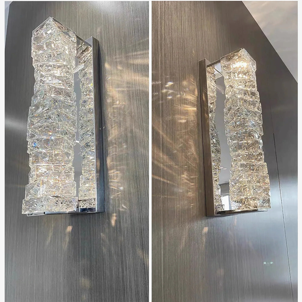 Crevillent | Gold/chrome wall sconce