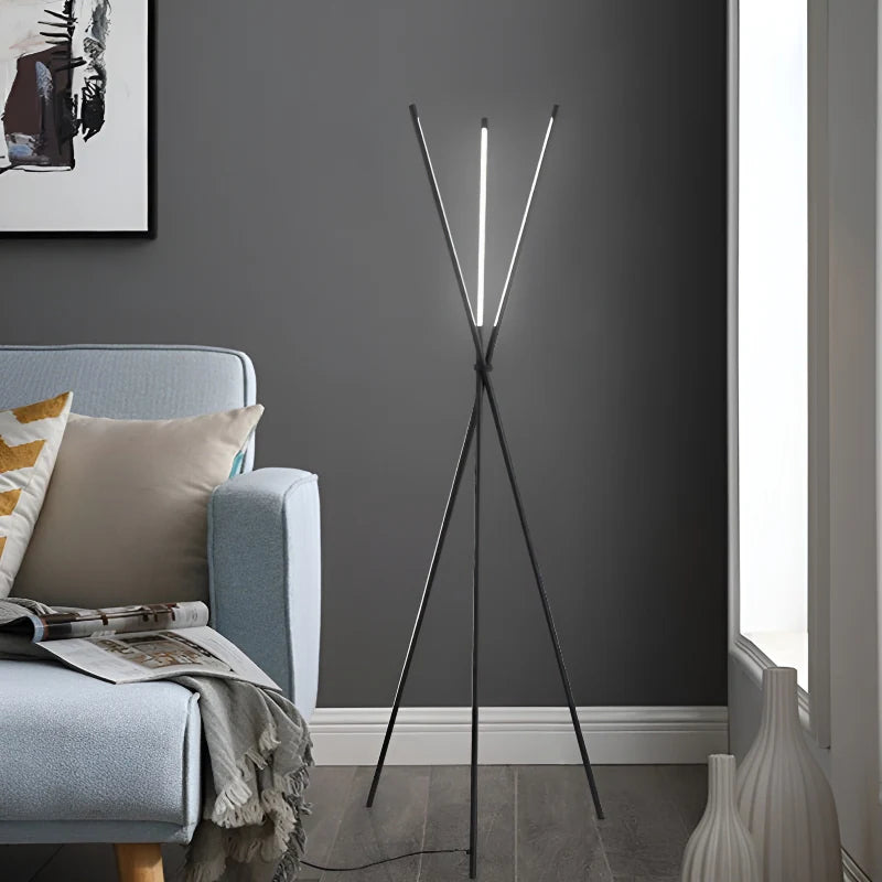 Cully | Post Modern Black LED Minimalistic Floor Lamp