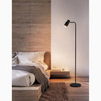 Dallenwil | Minimalistic Gold Floor Lamp with Marble Base