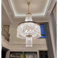 Deiva Marina | Luxury Large Spiral Crystal Chandelier for Staircase