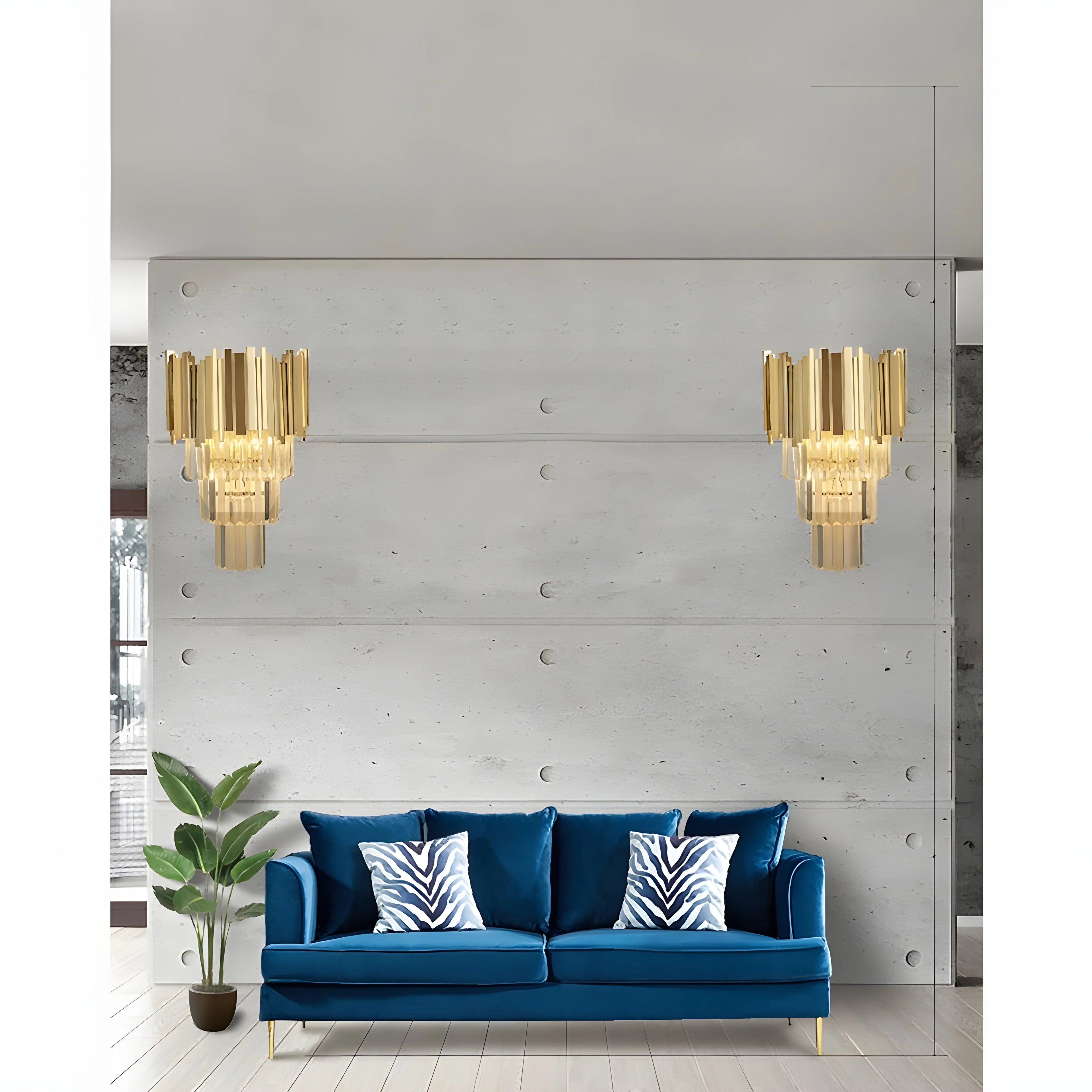 Denia | Luxury crystal wall light