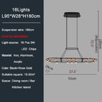 Diano Marina | Black Hanging Chandelier with Spheres Design